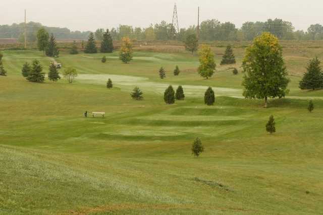 A view of a tee at Fanshawe Golf Course