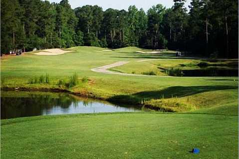 A view from a tee at Magnolia Greens Golf Course