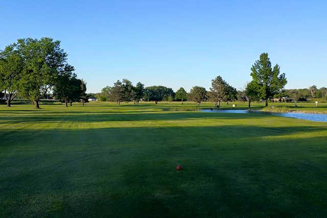 A view from a tee at Milt's Golf Center