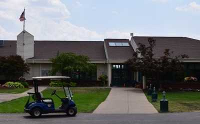 A view of the clubhouse from The Golf Courses at Kenton County.