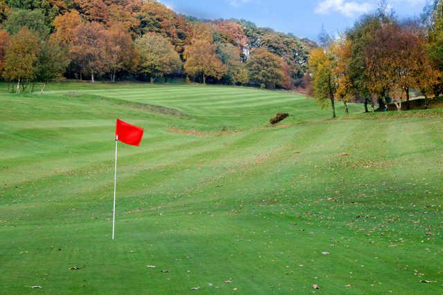A view of a hole at Glossop & District Golf Club