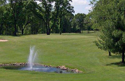 A view of a green at Fairfield Hills Golf Course