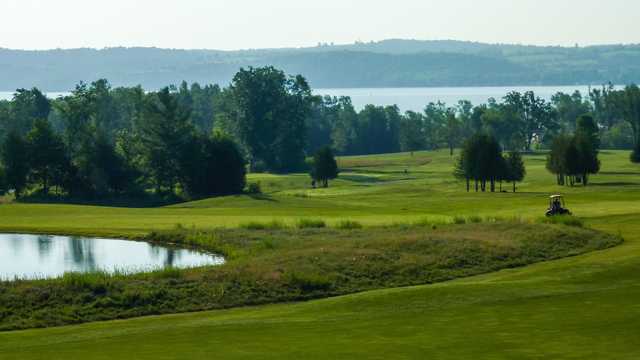 A morning view from Bellmere Winds Golf Club