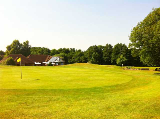 A view of a hole at Milford Golf Club