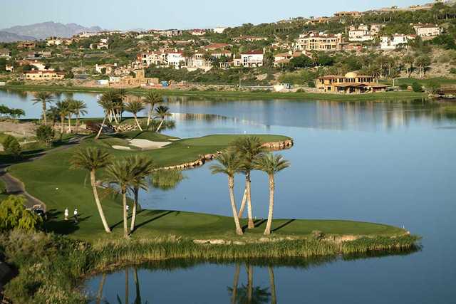 A view from Reflection Bay Golf Club