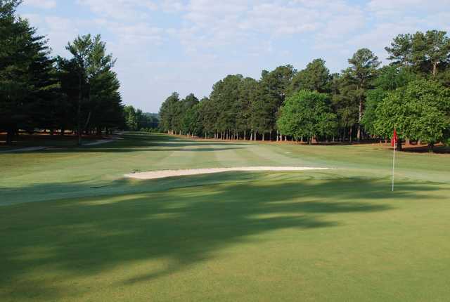 A view of a hole at Fox Run Country Club