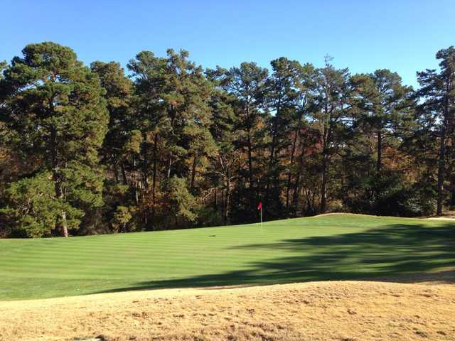 A view of the 12th green at Bonnie Brae Golf Course