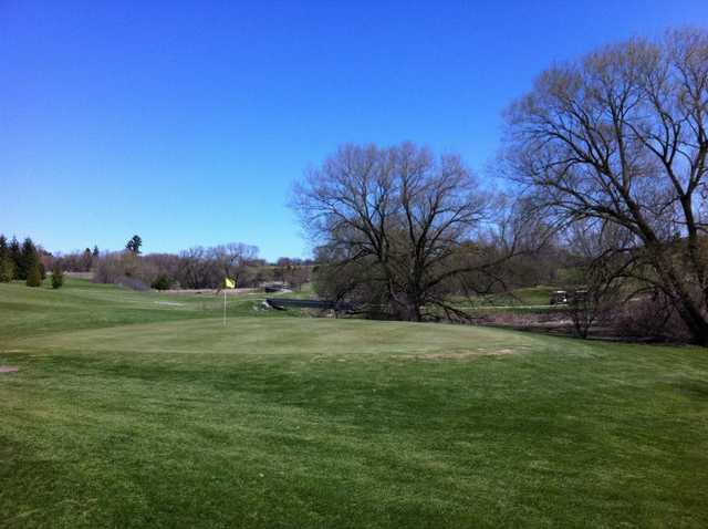 A view of the 11th green at Salt Creek Golf Links