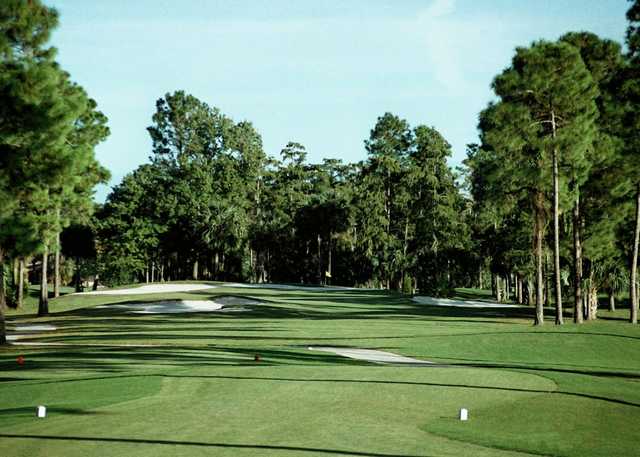 A view from tee #11 at North Course from The Club at Pelican Bay