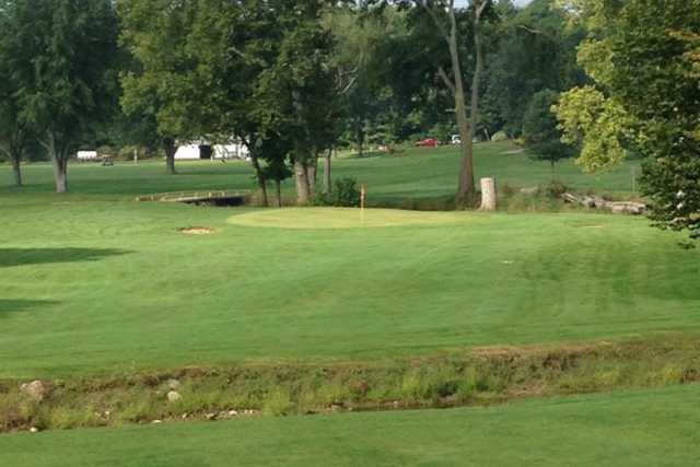 A view of a green at Union City Country Club