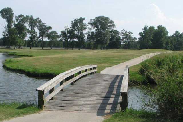 A view over a bridge at The Links at Mulberry Hill.