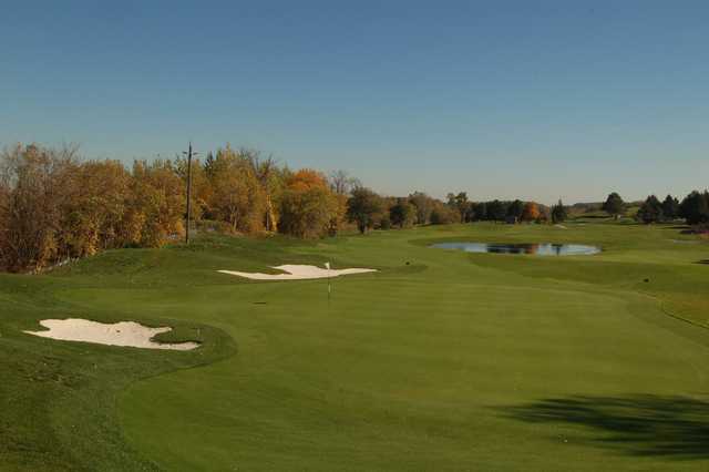 A view of the 15th green at Shawneeki Golf Club