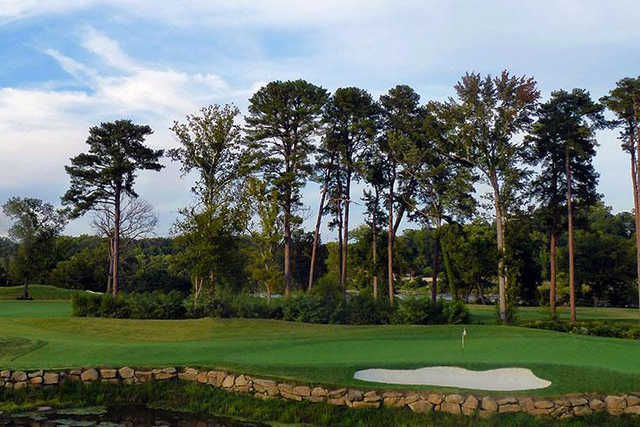 A view of a green at Willow Oaks Country Club