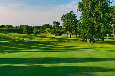 A view of a green at Cross Creek Golf Course
