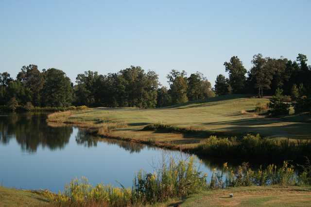 A view of the 11th fairway at Turtle Pointe Golf Club