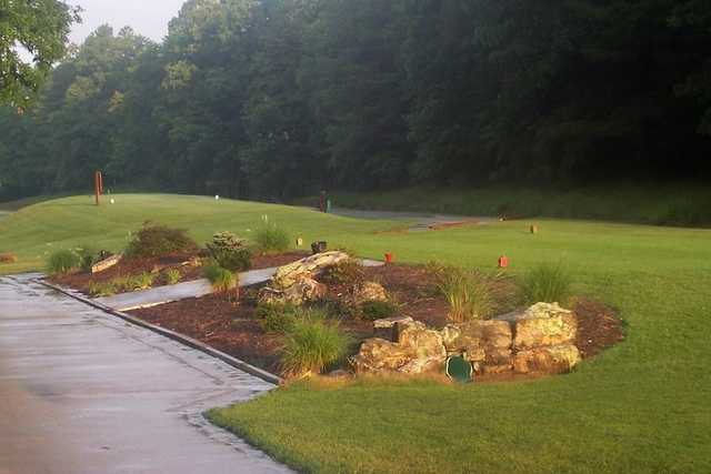 A view of the 8th tee at Diamondhead Golf Club