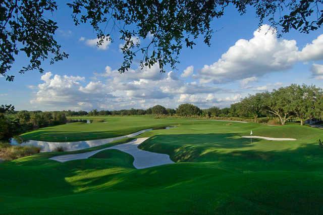 A view of the hole #2 at Grand Cypress Resort - South Course