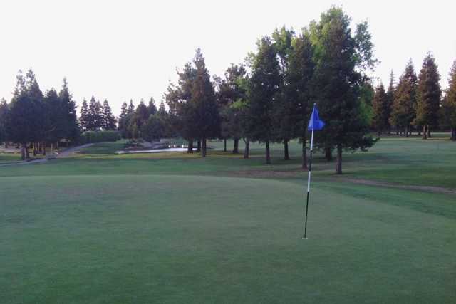 A view of a hole at Emerald Lakes Golf Course