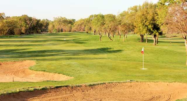 A view of a hole at Cherry Island Golf Course