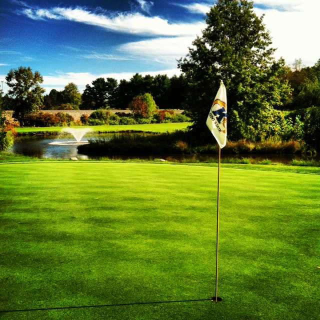 View of the 17th hole at Kent State University Golf Club