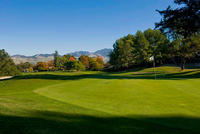 A view of the 1st green at Diablo Hills Golf Course