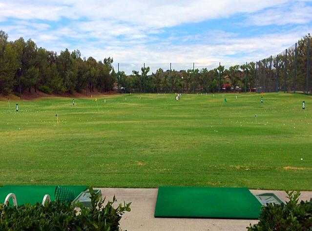 A view from the driving range tees at Westlake Golf Course