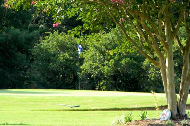 A view of a green at Oak Knoll Country Club