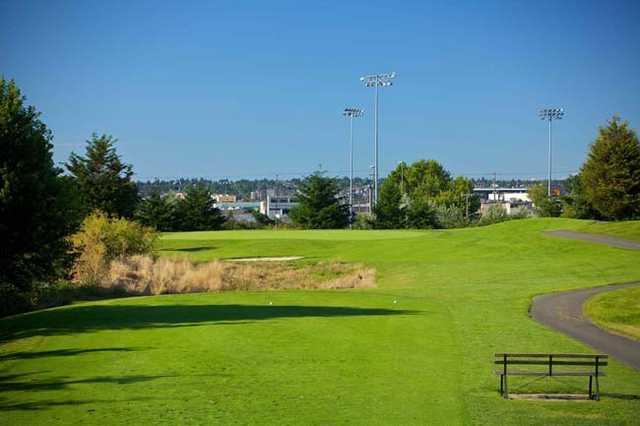 A view from tee #8 at Interbay Family Golf Center