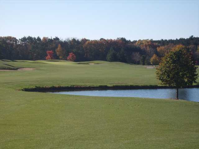 A view of the 15th green at Decatur Lake GC
