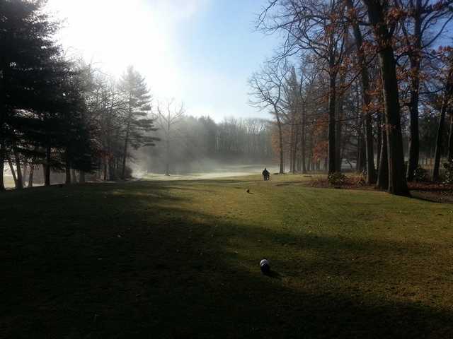 A view from a tee at Elmcrest Country Club