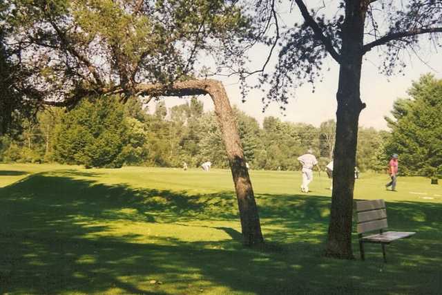 A sunny day view from Bent Pine Golf Club