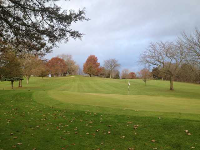 A view of a green at Cedardell Golf Club