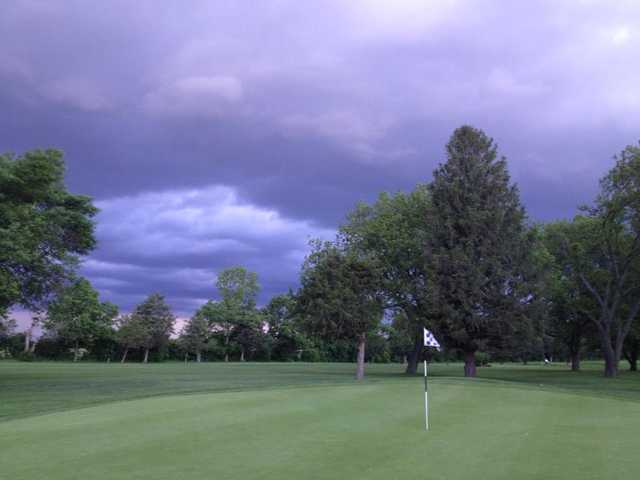 A view of a hole at Cedardell Golf Club