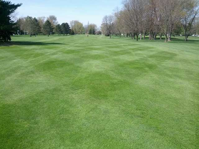 A view of a fairway at Fairways Golf Course