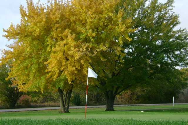 A view of a hole at Emporia Golf Course