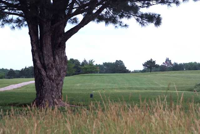 A view from a tee at Hidden Springs Golf Course