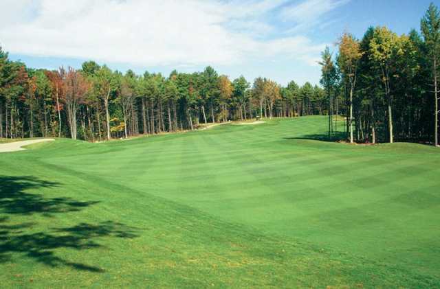 A view of a fairway at Point Sebago