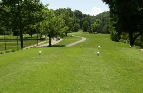 A view from tee #10 at Riverside Golf Course