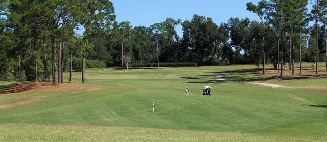 A view of a fairway at Cypress Lakes Golf Club