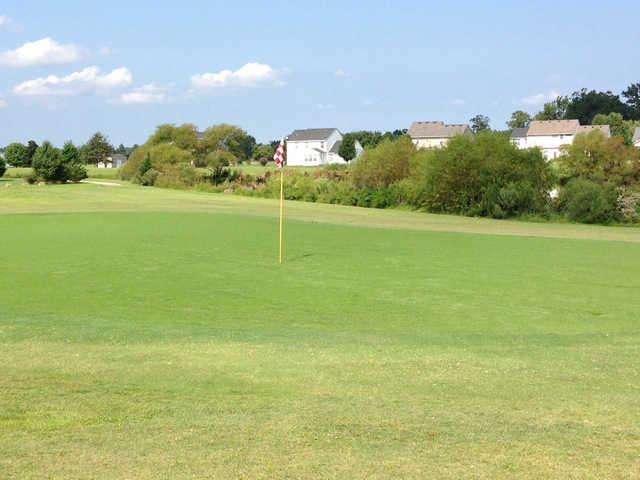 A view of a hole from The Golf Club at Eagle Creek