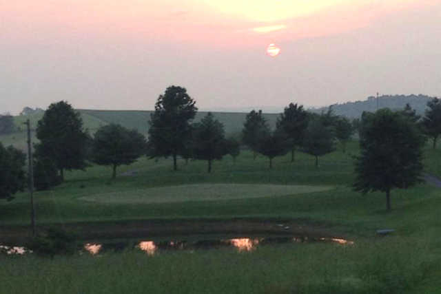 A sunset view from Kentucky Hills Golf Course