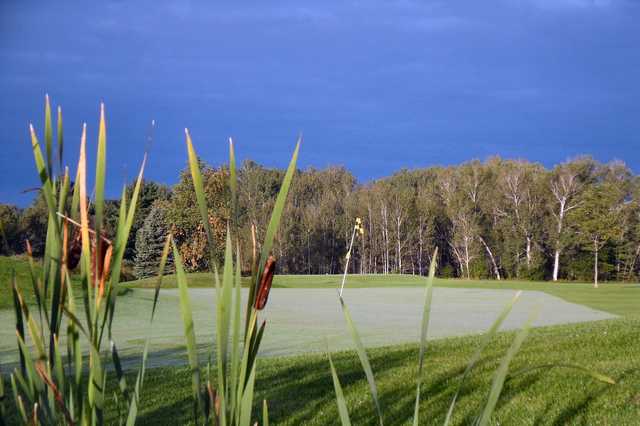 A view of the 4th green at Emerald Vale Golf Club