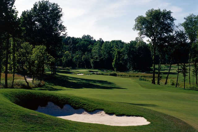 A view of a fairway at Galloping Hill Golf Course