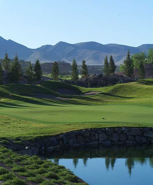 View of the 5th green from the Concord Course at Revere Golf Club