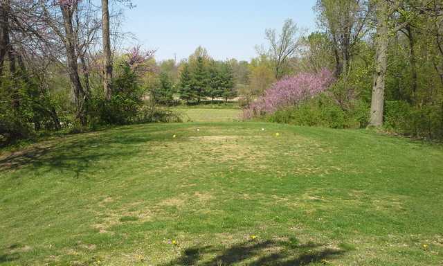 A view from tee #6 at New Albany Springs Golf Course