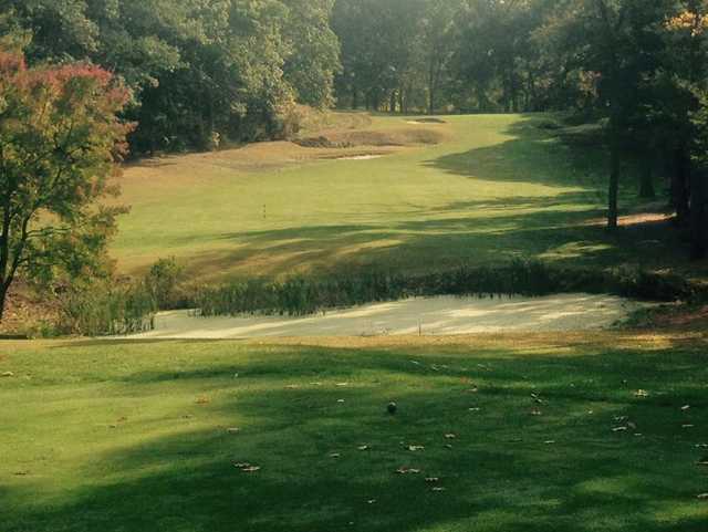 A view from a tee at Stow Acres Country Club
