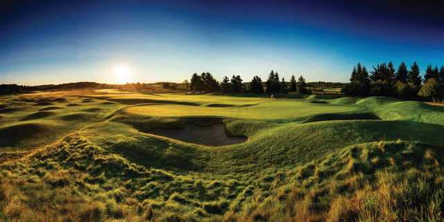 A view of a green at The Bear Course from Grand Traverse Resort & Spa