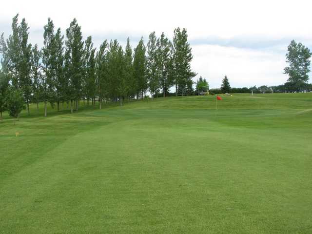 A view of the 13th green at Tipsinah Mounds Golf Course