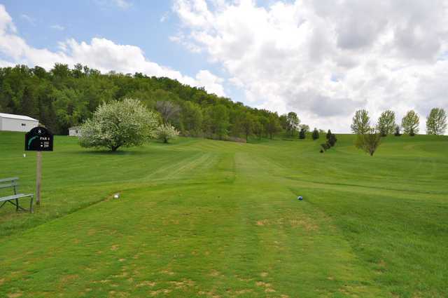 A view from tee #8 at Lida Greens Golf Course