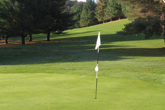 A view of a hole at Ferndale Country Club